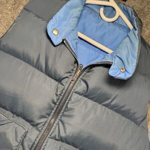 Vintage Academy Broadway Goose Down Vest 70s 80s Made Korea Alpine Large